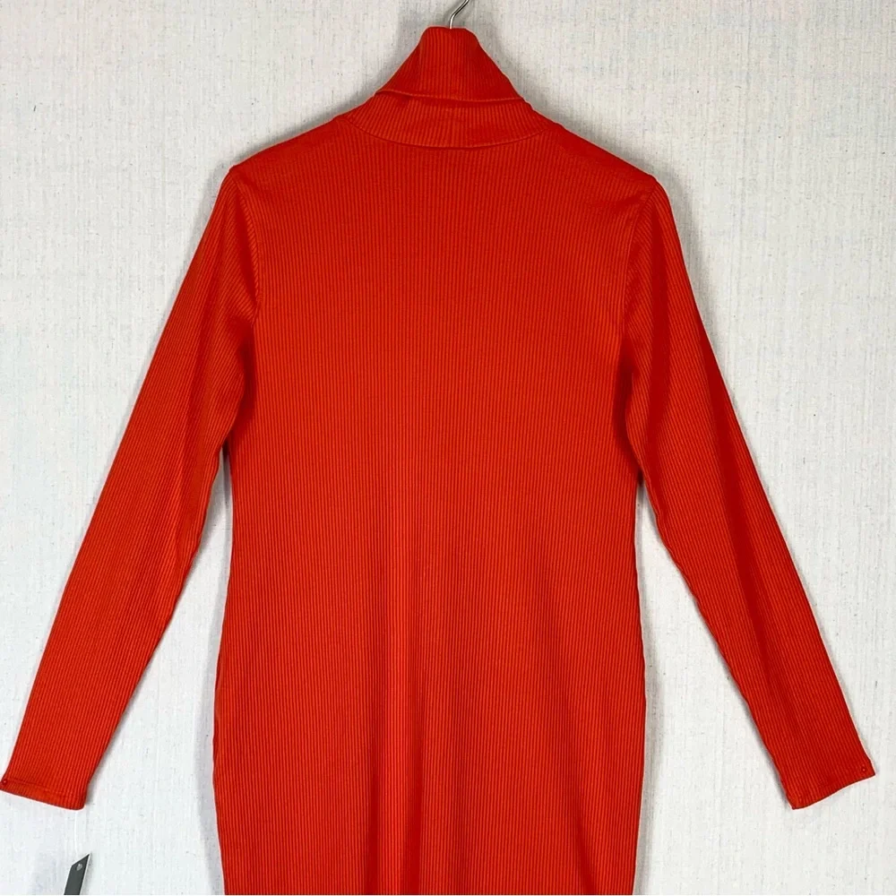 Wild Fable~NWT~Women's Long Sleeve Ribbed Knit Turtleneck Bodycon Dress~Sz XL - Picture 9 of 16